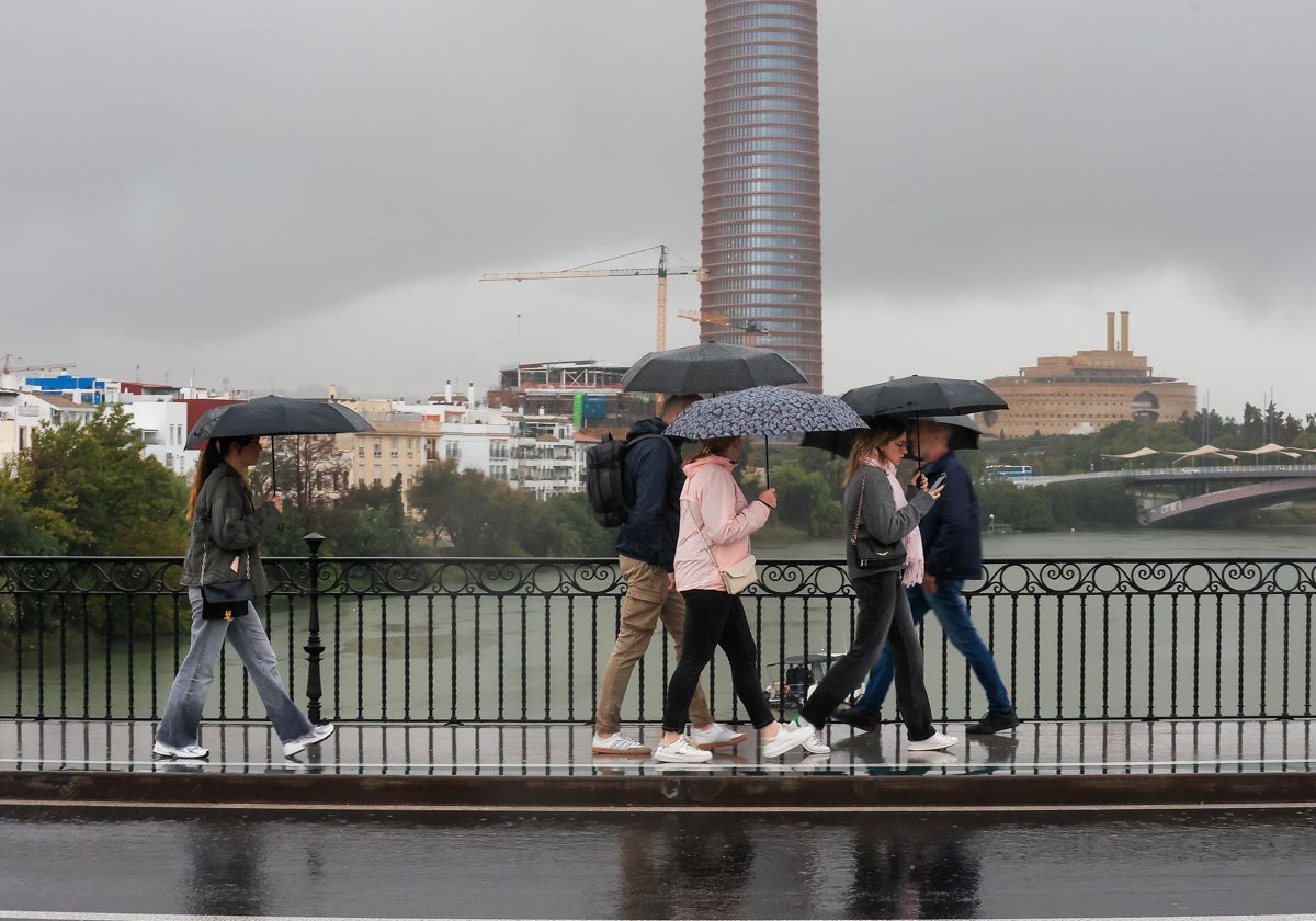 Sevilla tiene declarada la alerta naranja por fuertes lluvias este jueves