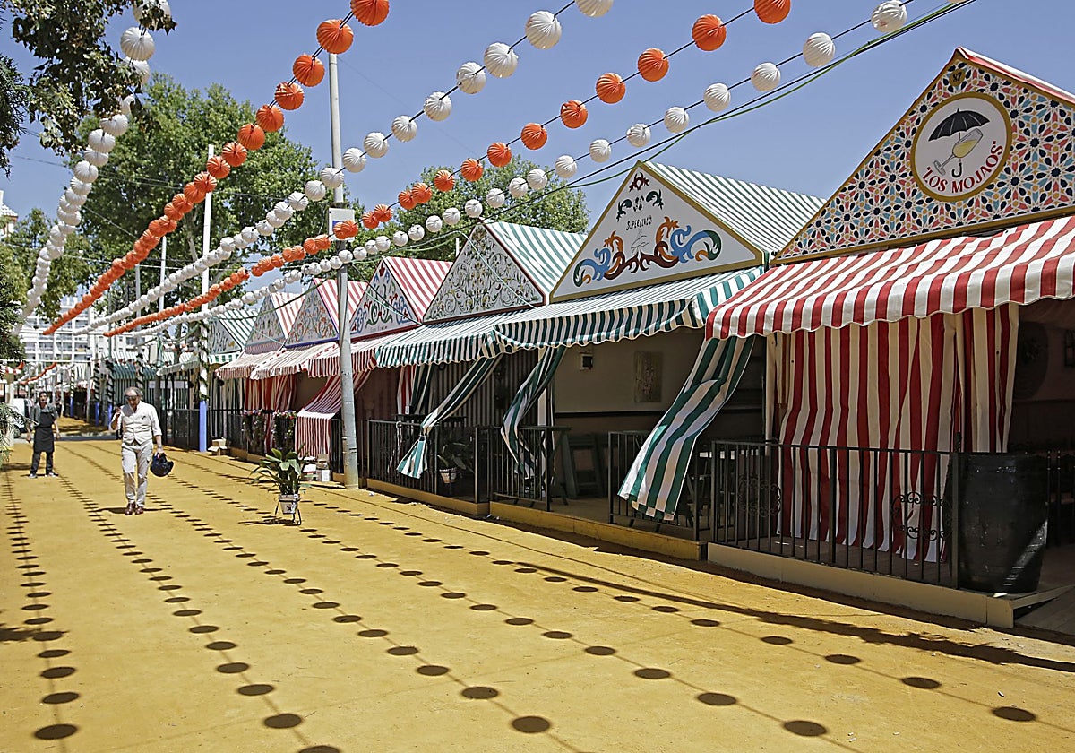 Calle Antonio Bienvenida, donde se situaba la caseta