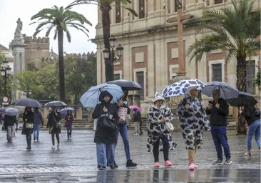 Alerta por lluvias en Sevilla: estas son las horas en las que más va a llover este jueves