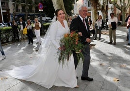 Las imágenes de los invitados a la boda de la hija de Javier Arenas en Sevilla