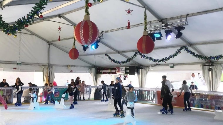 Pista de hielo en Navidad Park