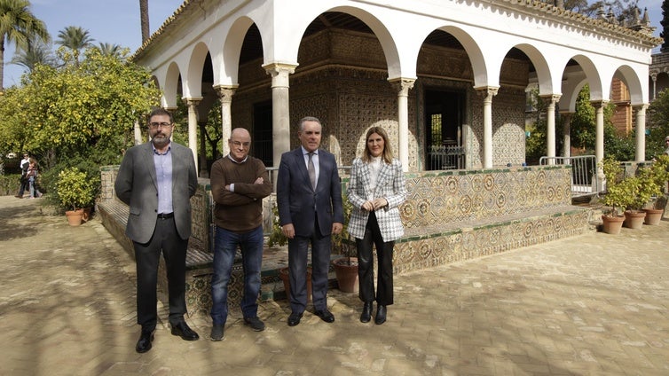 Los trabajos en el Cenador de Carlos V del Alcázar de Sevilla confirman el origen del edificio como una qubba de recreo