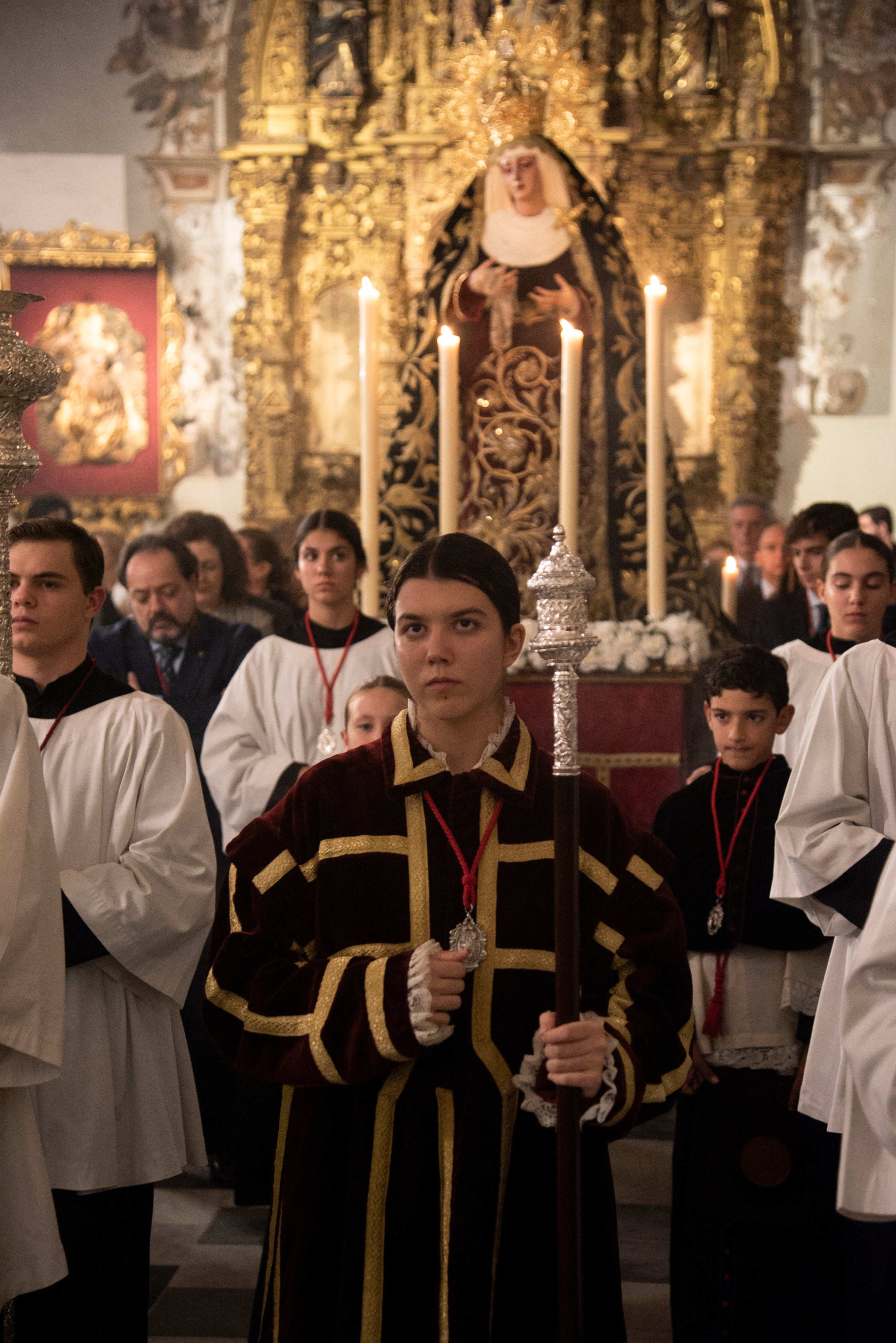 El traslado de la Virgen de la Presentación del Calvario