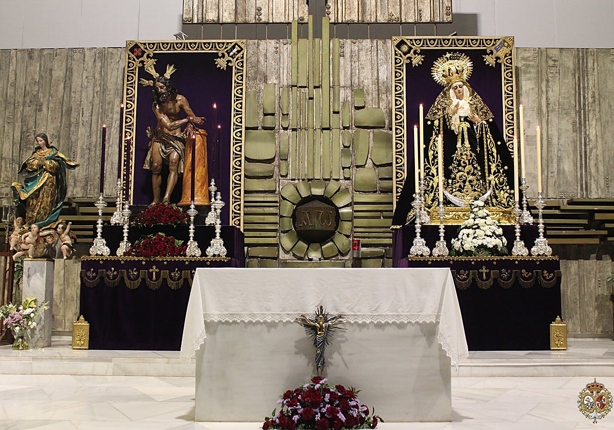 Los titulares de las Cigarreras en la parroquia de los Remedios