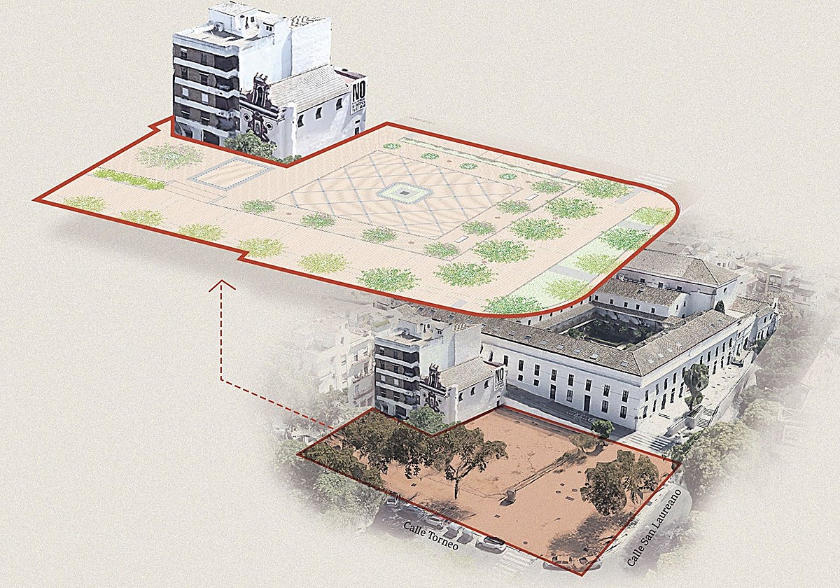 Recreación del proyecto para el solar anexo a la capilla de los Humeros