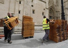 Cómo comprar hoy las sillas para la procesión Magna de Sevilla