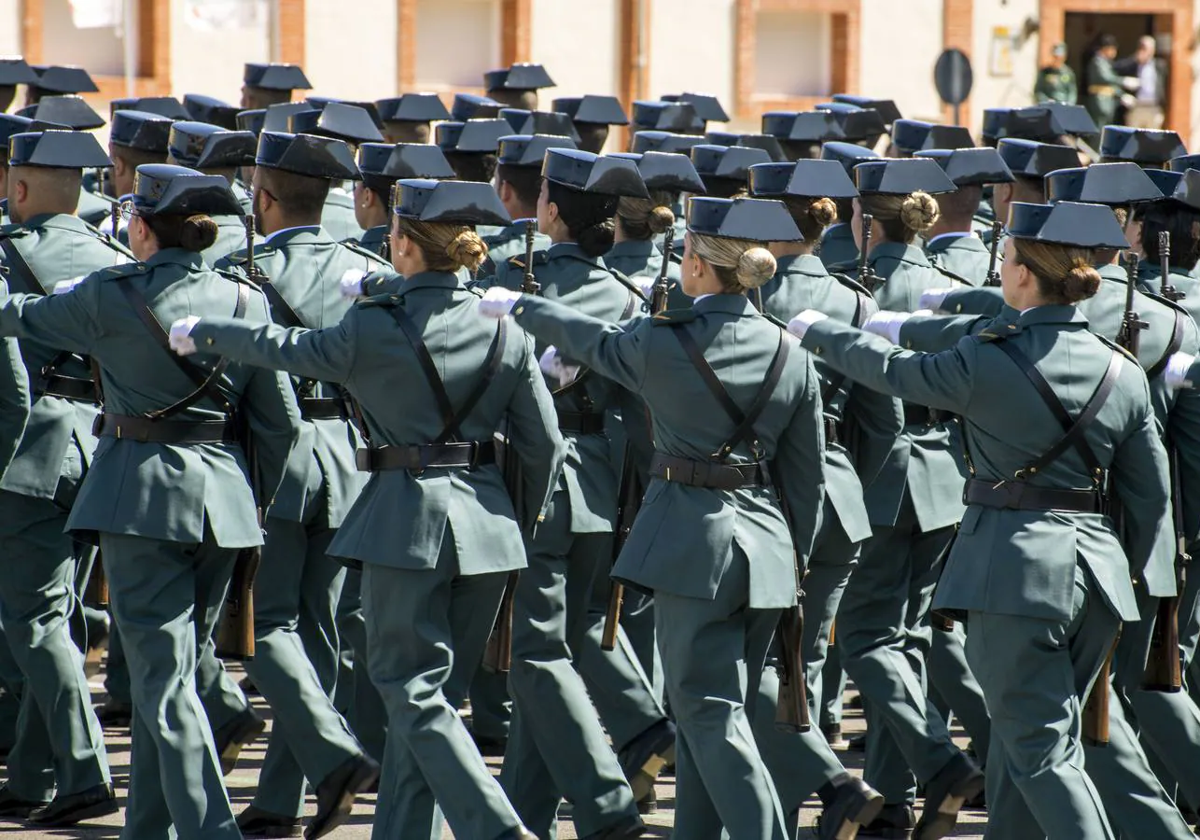 Un acto en el interior de la academia de Baeza