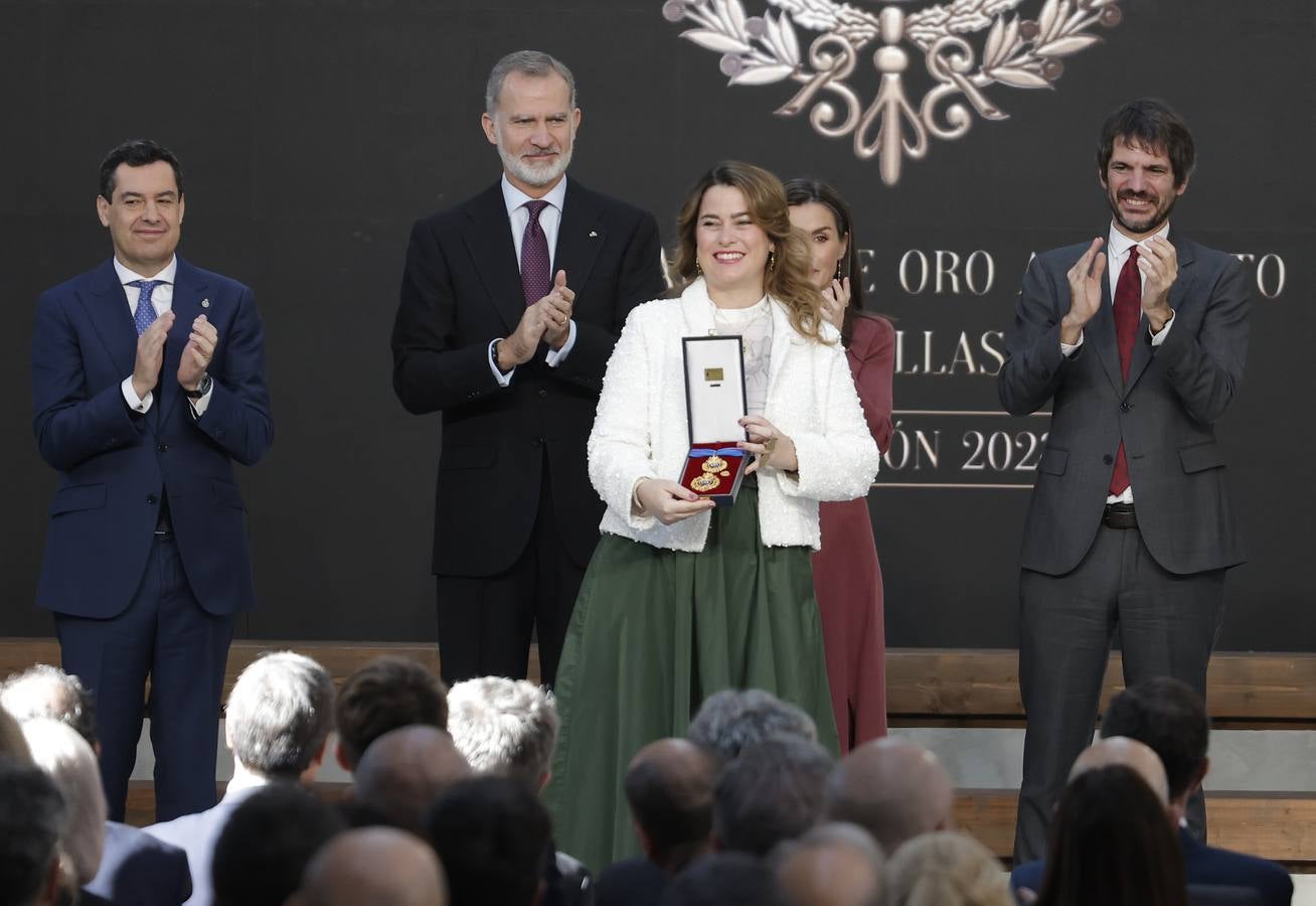 Acto de entrega de las Medallas de Bellas Artes celebrado en Sevilla