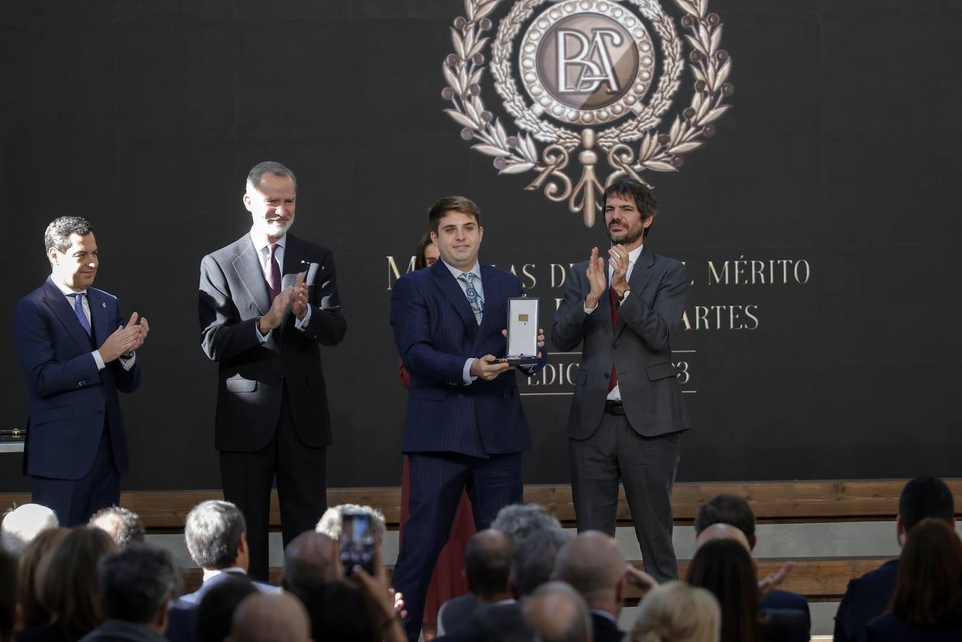 Acto de entrega de las Medallas de Bellas Artes celebrado en Sevilla