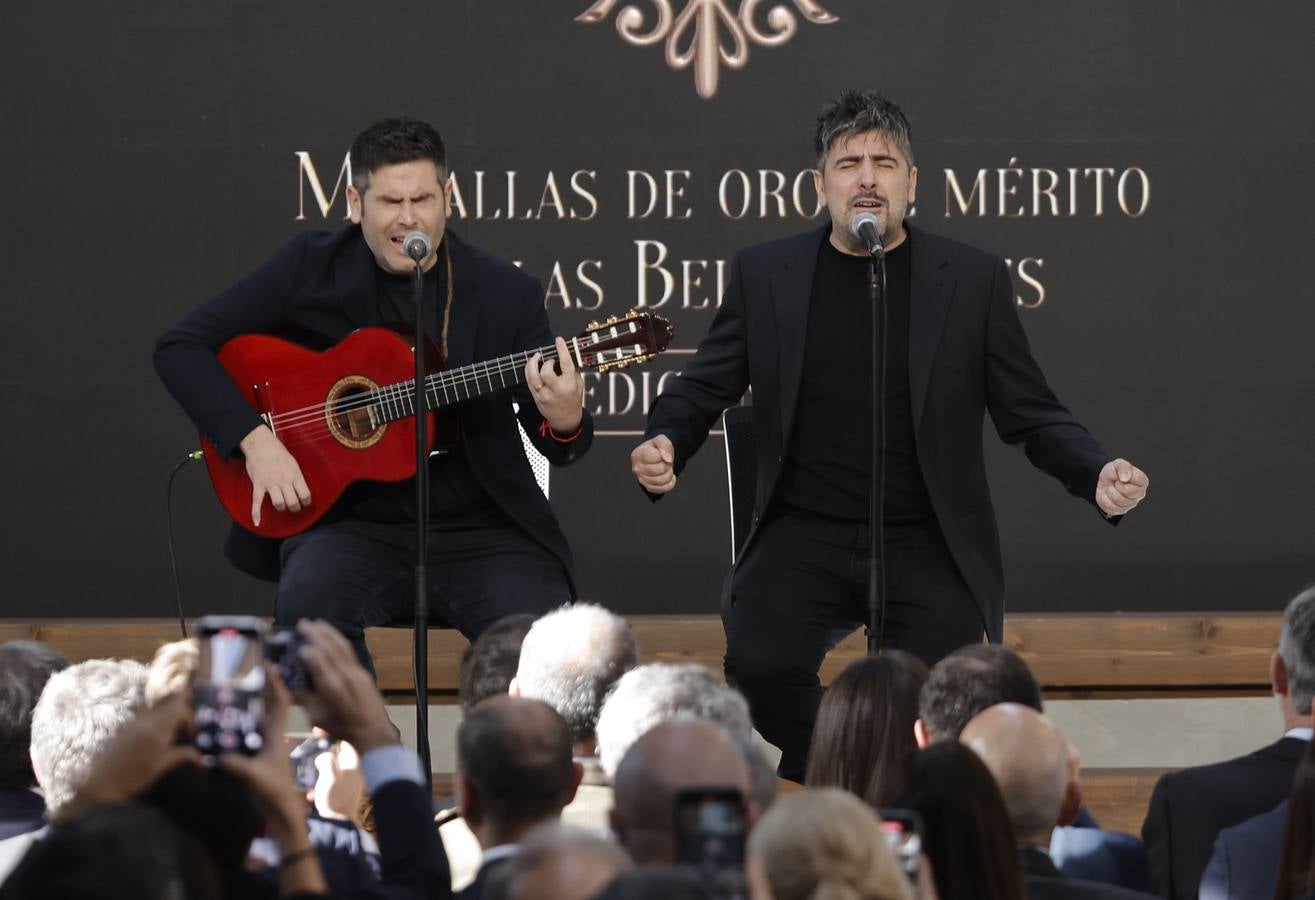 Acto de entrega de las Medallas de Bellas Artes celebrado en Sevilla