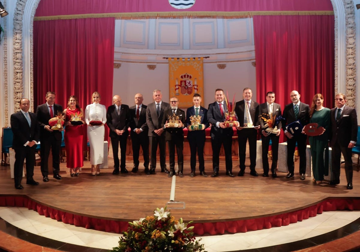 Momento final del acto de proclamación de los Reyes Magos