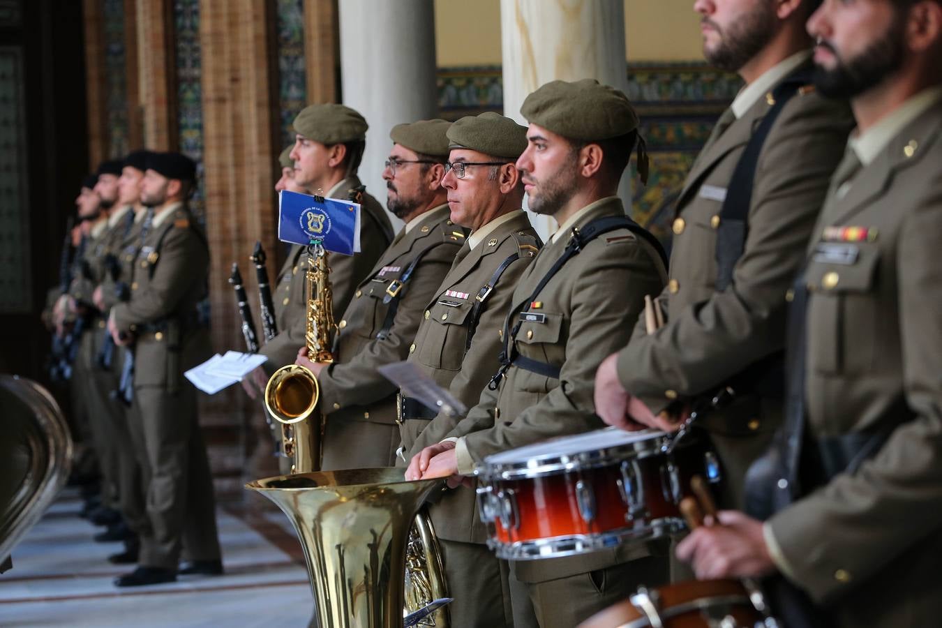 Un momento del acto celebrado este viernes en Capitanía en la capital sevillana 