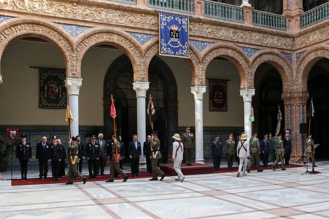 Un momento del acto celebrado este viernes en Capitanía en la capital sevillana 