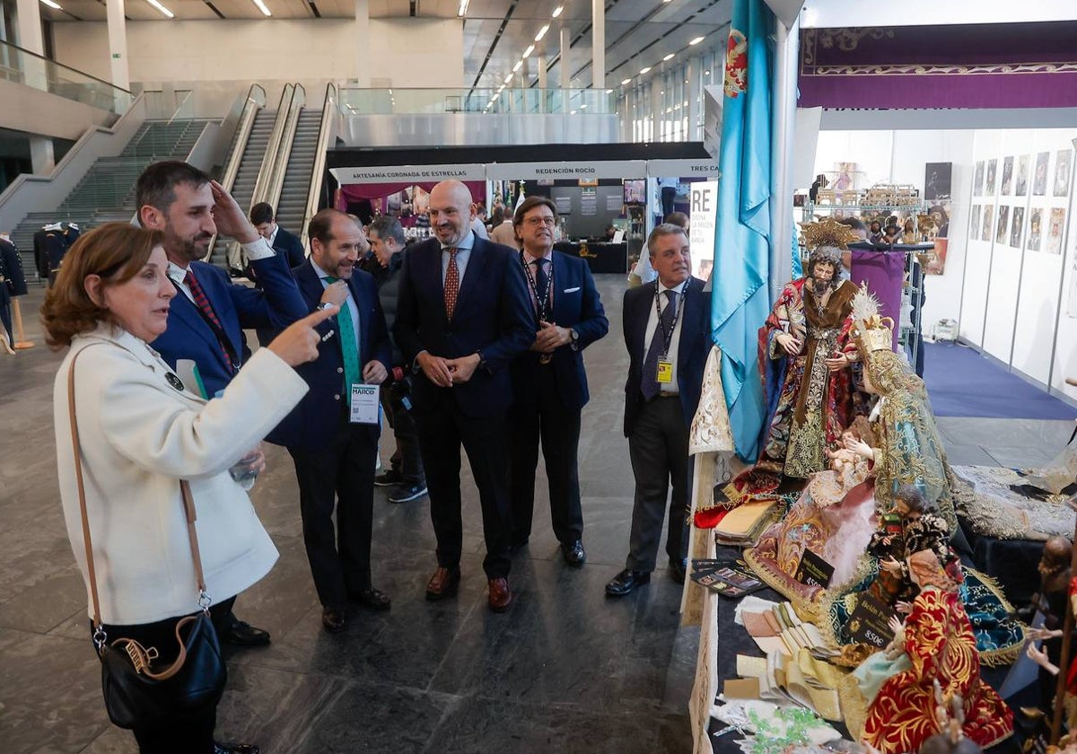 Un momento de la inauguración de la feria 'Marco'