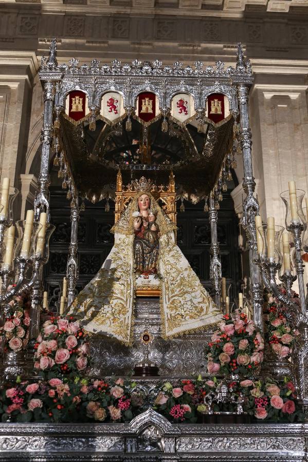 Las Vírgenes de Setefilla, Valme y Consolación lucen en sus pasos antes de la Magna del domingo