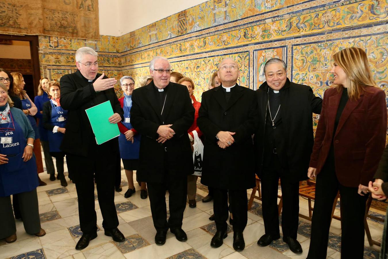 Inauguración de la muestra de dulces de convento en el Real Alcázar de Sevilla