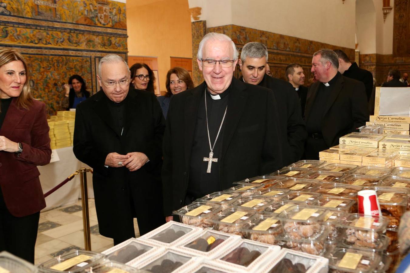 Inauguración de la muestra de dulces de convento en el Real Alcázar de Sevilla