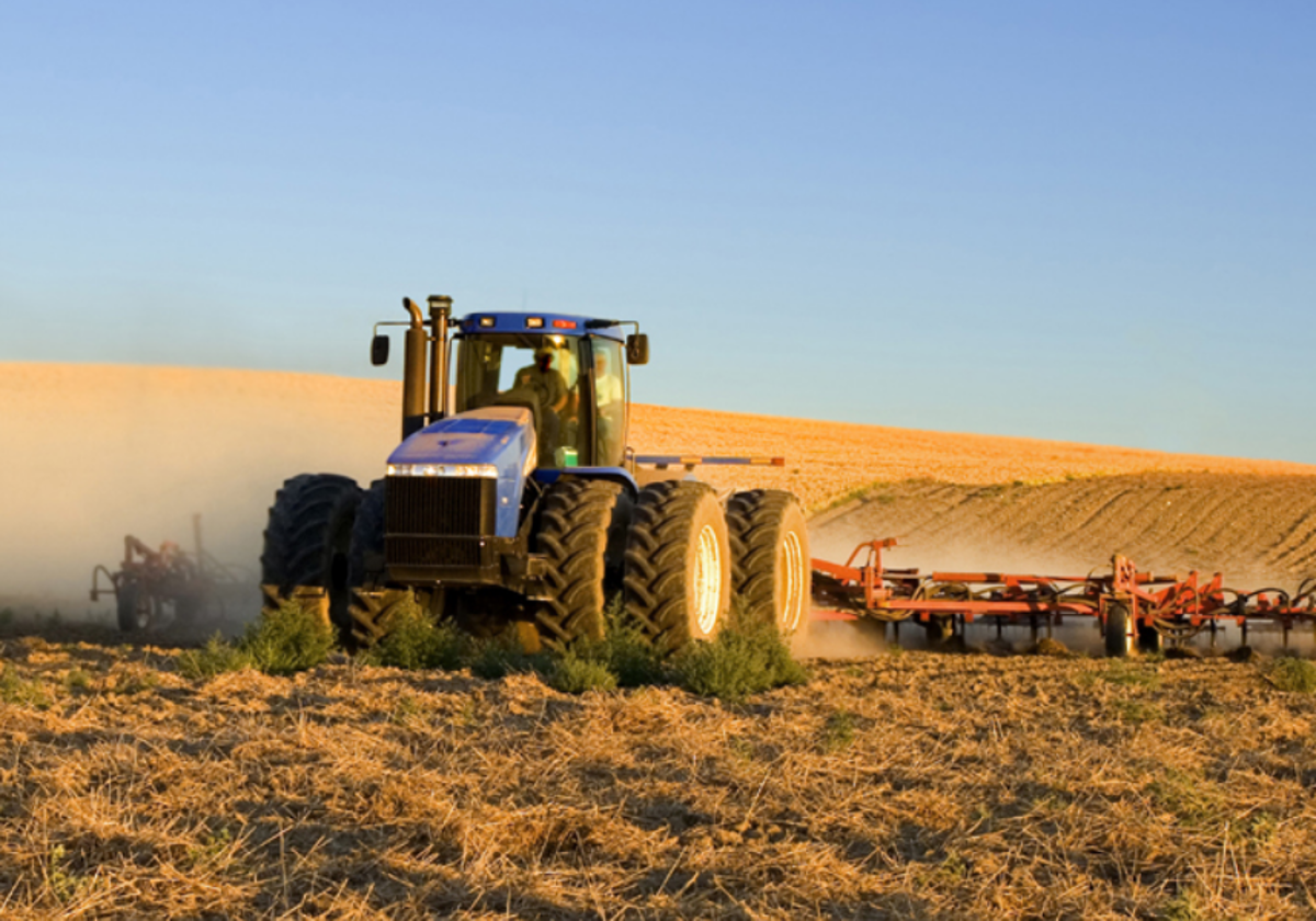 Imagen de archivo de un tractor