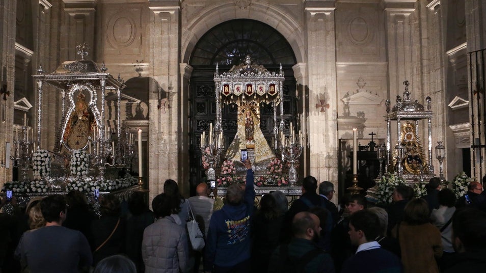 Las Vírgenes de Consolación, Valme y Setefilla en las parroquia del Sagrario de la Catedral de Sevilla