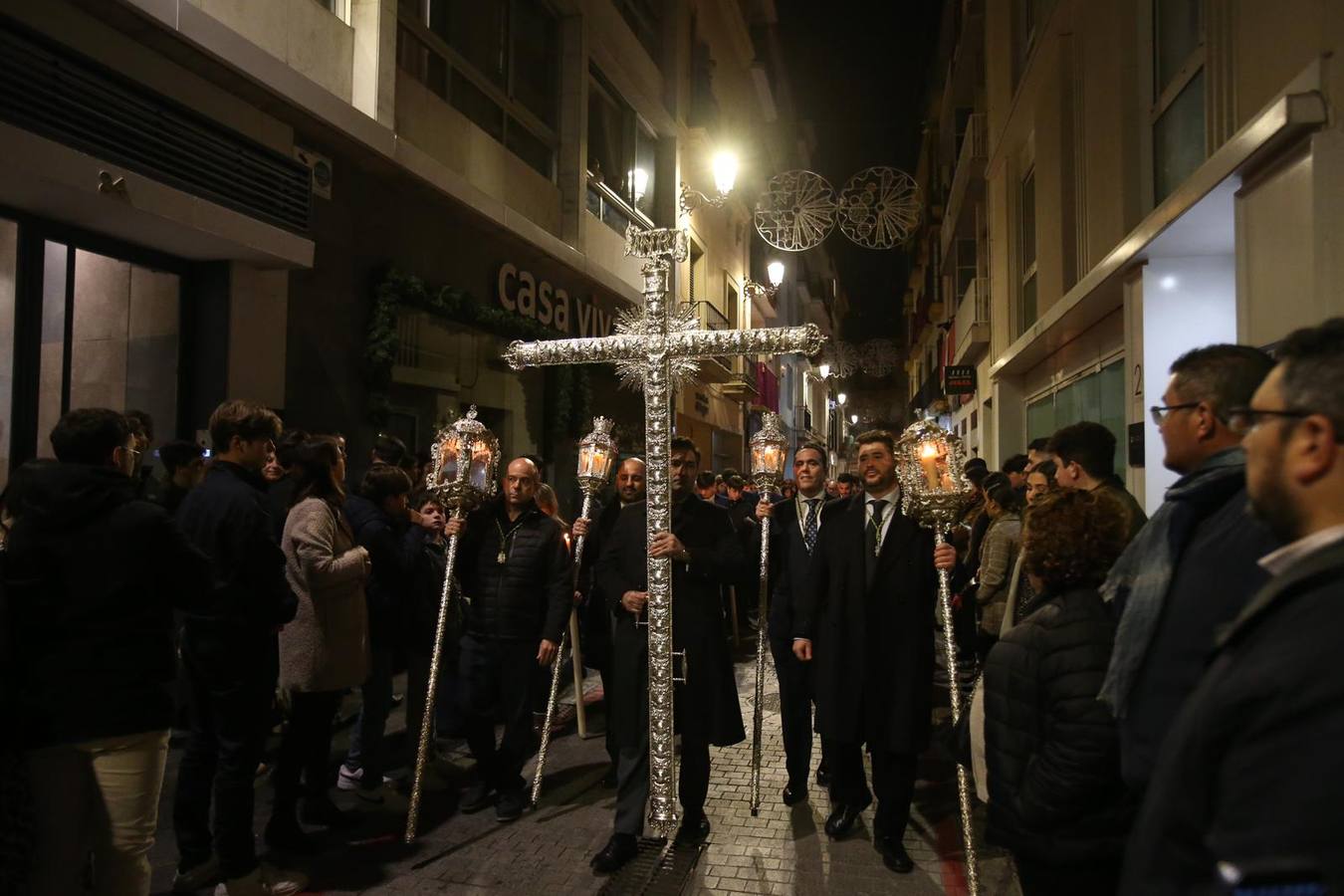 Traslado de la Macarena a la Catedral para participar en la Magna