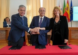 El alcalde vuelve a reclamar la «deuda histórica de la Unión Europea» con el AVE Sevilla-Huelva-Faro