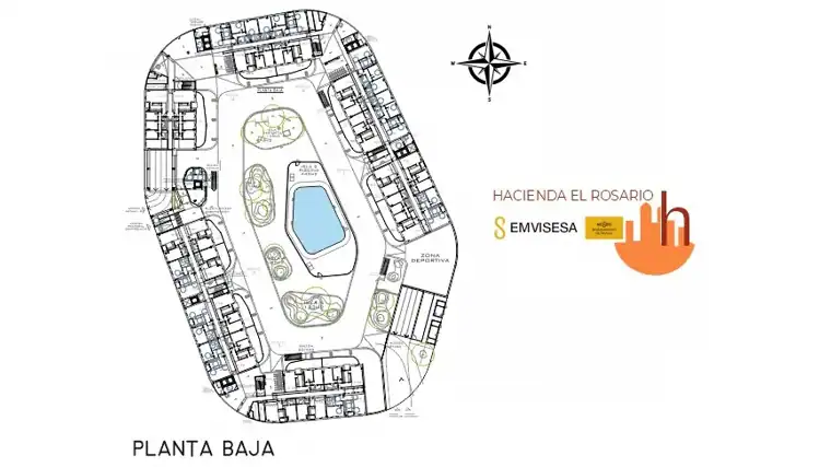 Plano de la urbanización