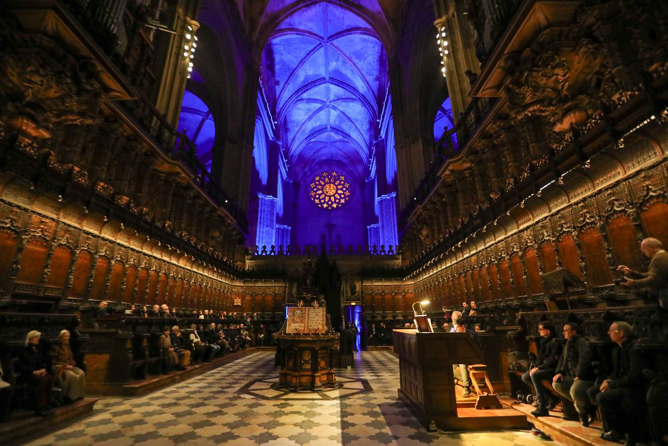 Uno de los momentos del mapping en la Catedral de Sevilla