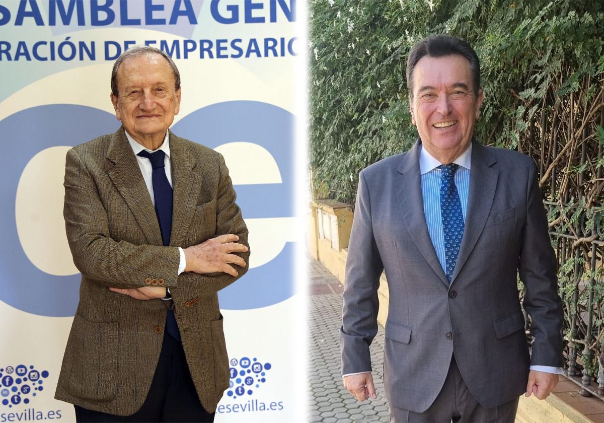 Augusto Jannone (izquierda) y José Manuel Laguarda, XVII Premios Empresariales de la CES 2024