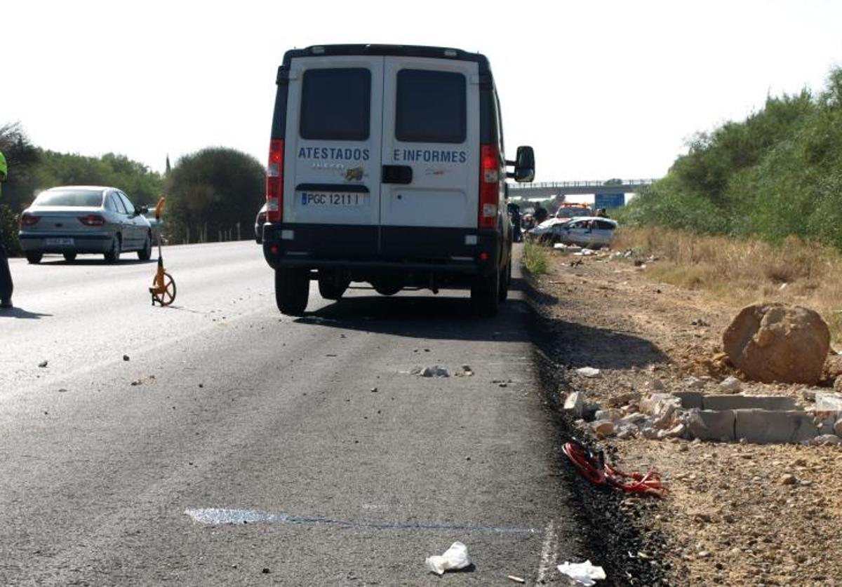 Un accidente a la altura de Dos Hermanas en una imagen de archivo