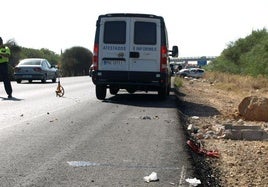 Un accidente en la A-4 a la altura de Dos Hermanas provoca varios kilómetros de retenciones