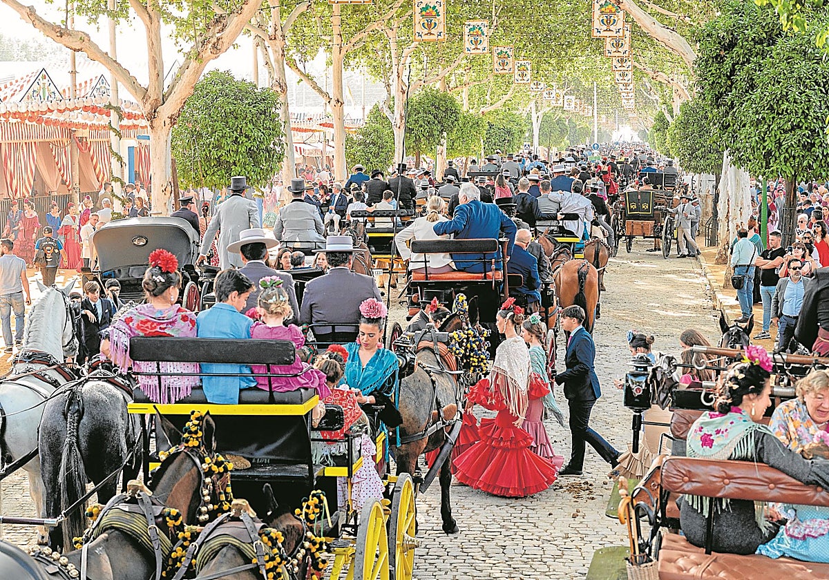Una imagen de la Feria de Sevilla