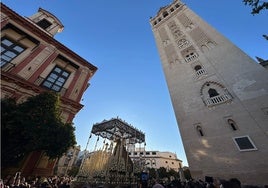 Procesión de Semana Santa en Navidad con la Virgen del Socorro