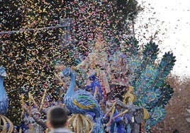 En imágenes, primeros momentos de la Cabalgata de Reyes Magos de Sevilla 2025