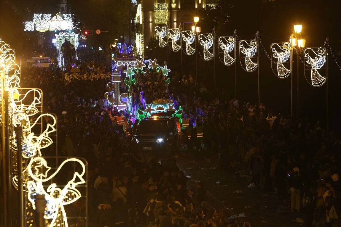 Cabalgata de los Reyes Magos a su paso por Triana