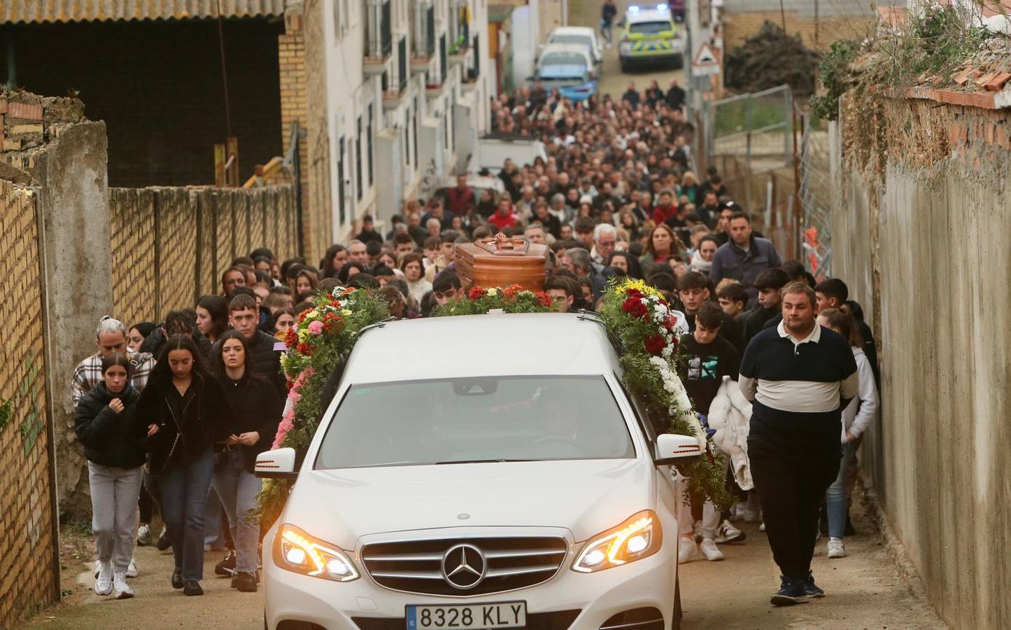 Funeral del joven Aarón asesinado en Gerena