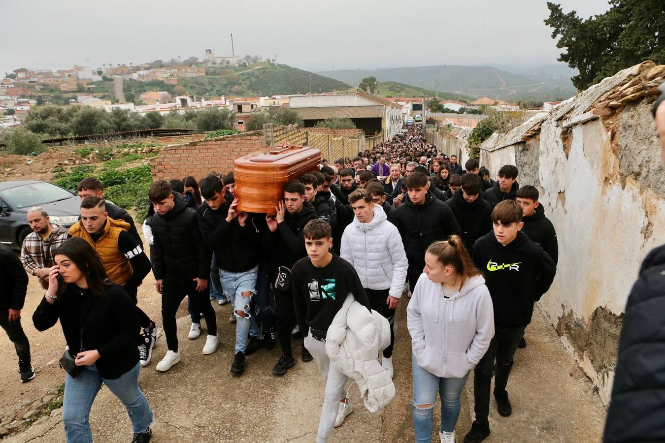 Funeral del joven Aarón asesinado en Gerena