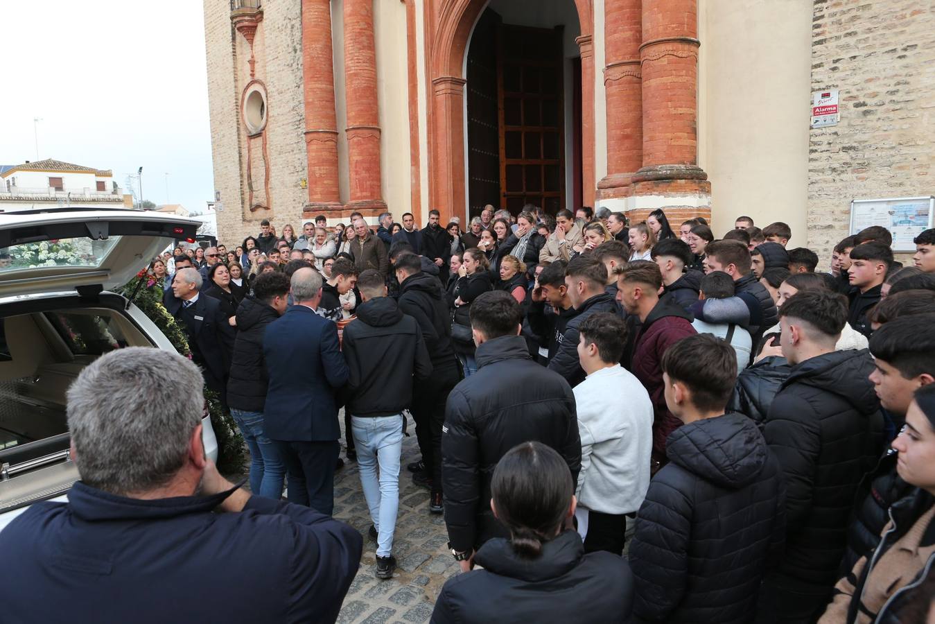 Funeral del joven Aarón asesinado en Gerena