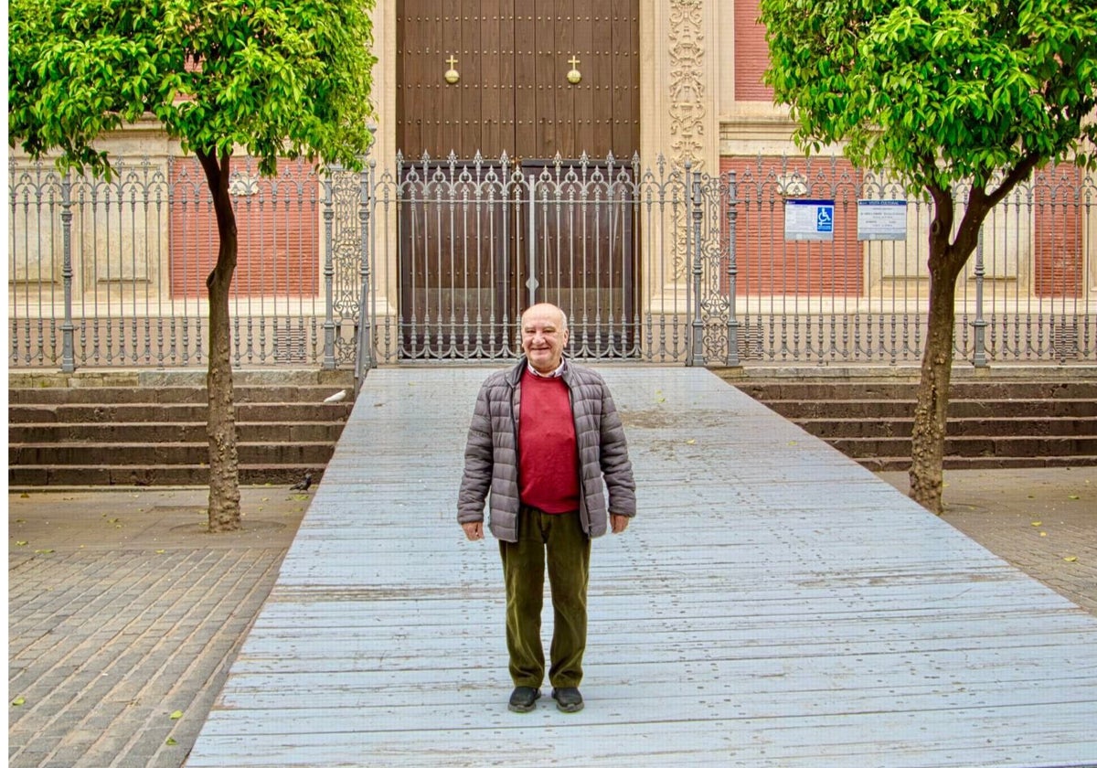 Antonio Mendoza en el tablao del Salvador que él se encargaba de montar