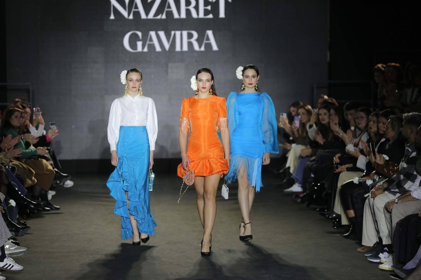El primer desfile de Nazaret Gavira como profesional fue muy aplaudido