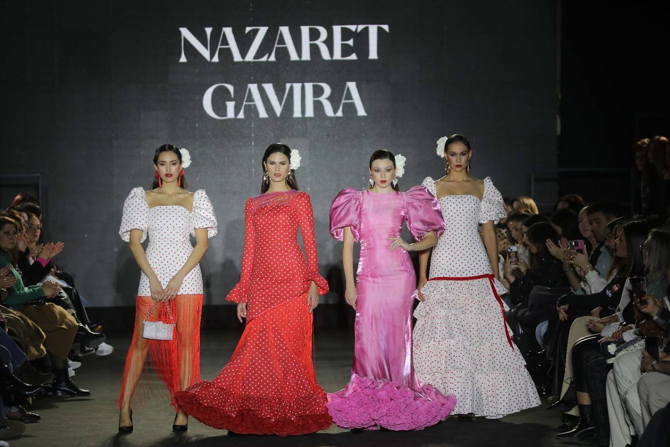 El primer desfile de Nazaret Gavira como profesional fue muy aplaudido