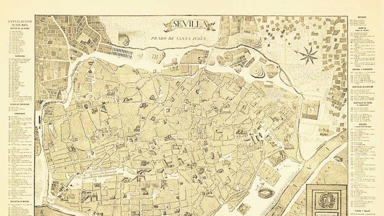 Mapa de Sevilla de Olavide