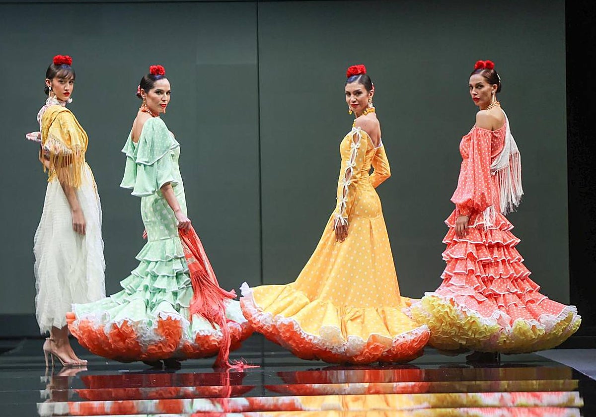 Diseños de José Galvañ en la pasarela del Simof 2025