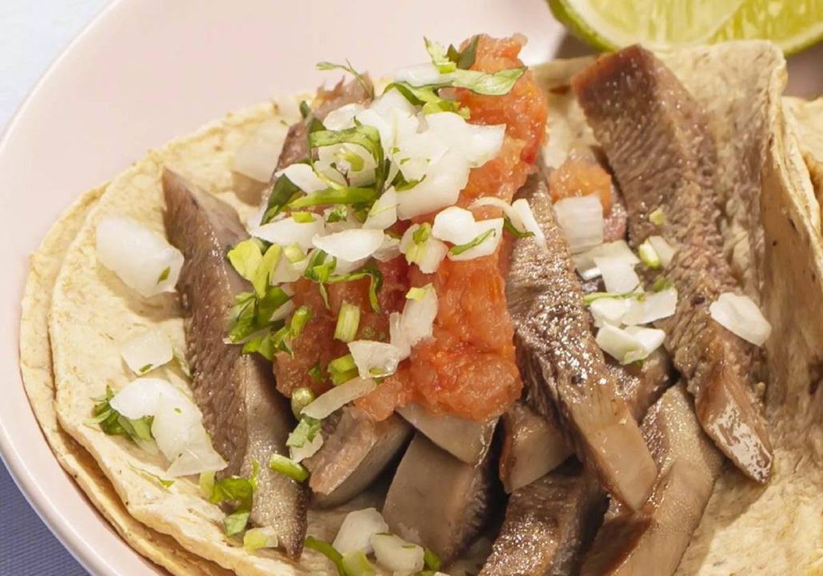 Con carne de ternera, el 'Taco de lengua' es uno de los platos disponibles en carta