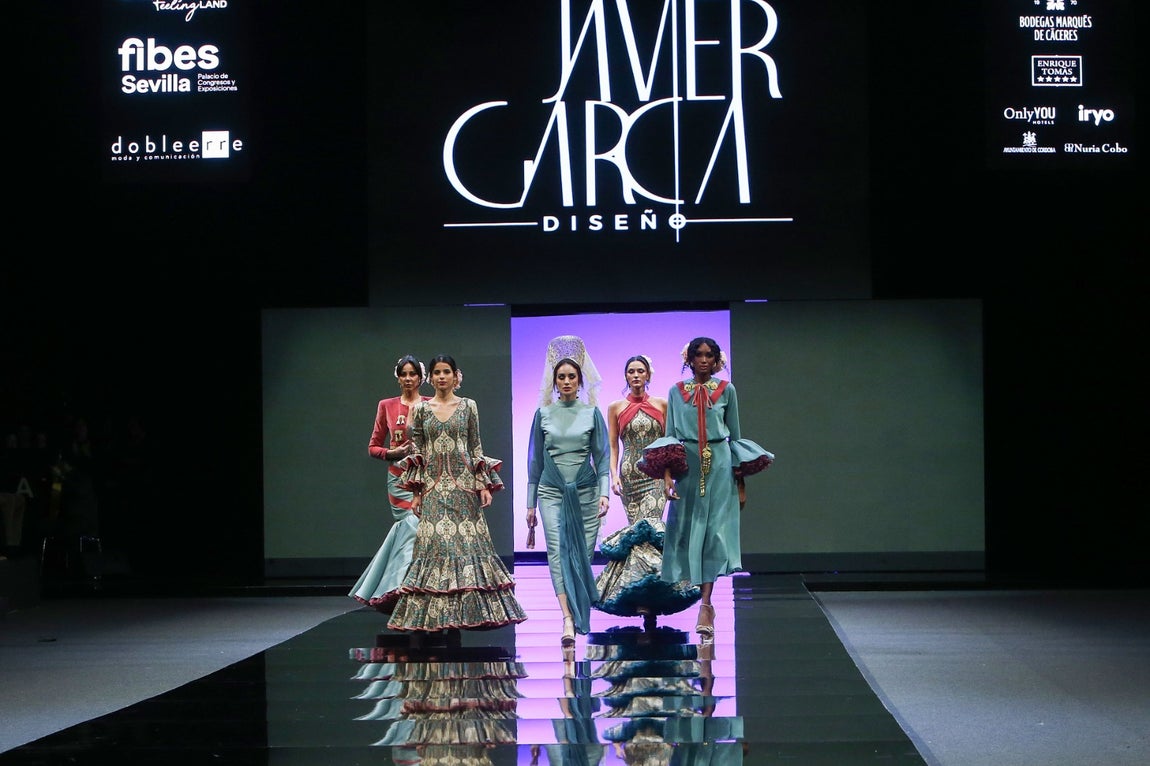 Desfile de Javier García, este viernes en Simof