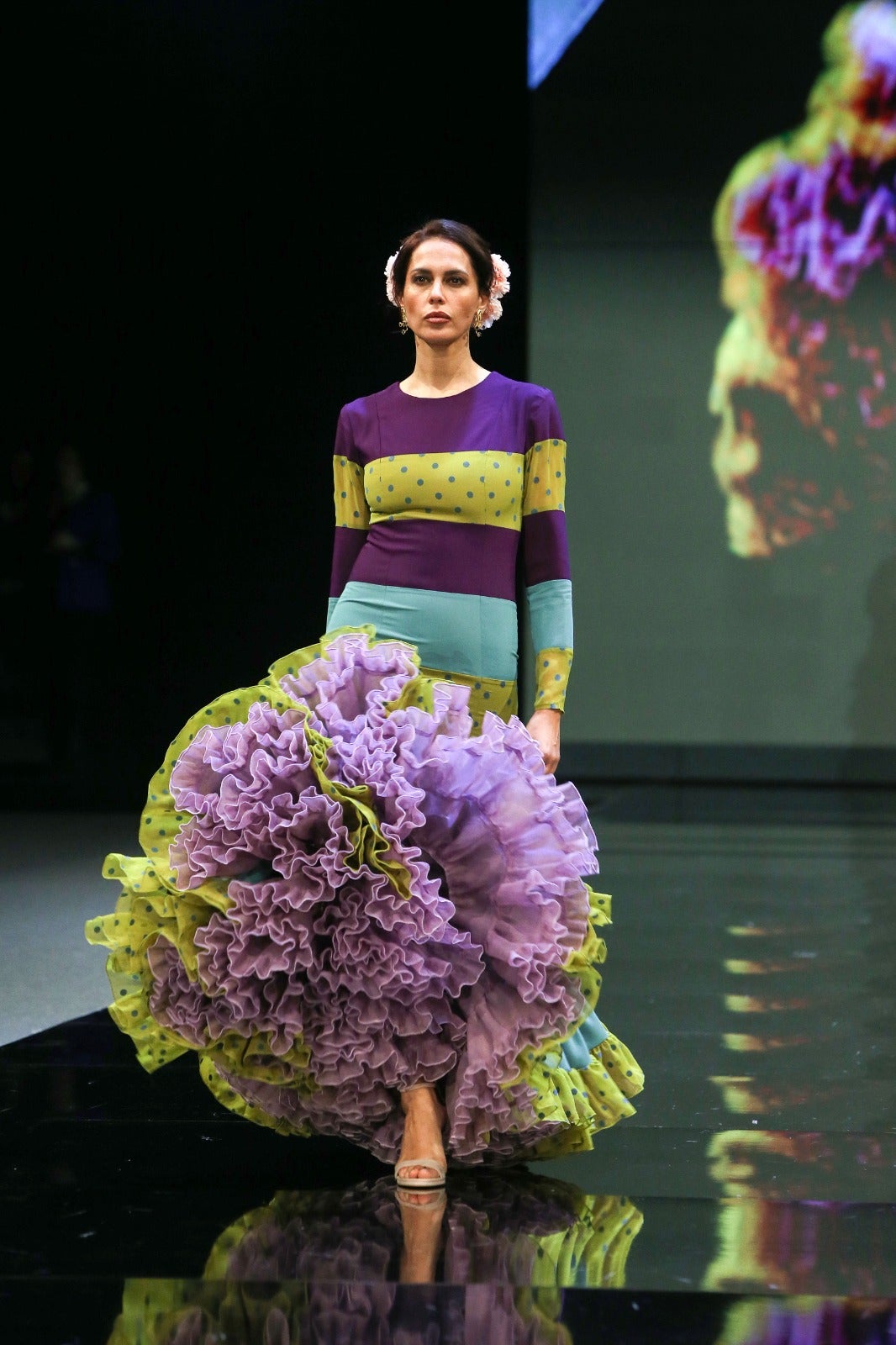 Desfile de Javier García, este viernes en Simof