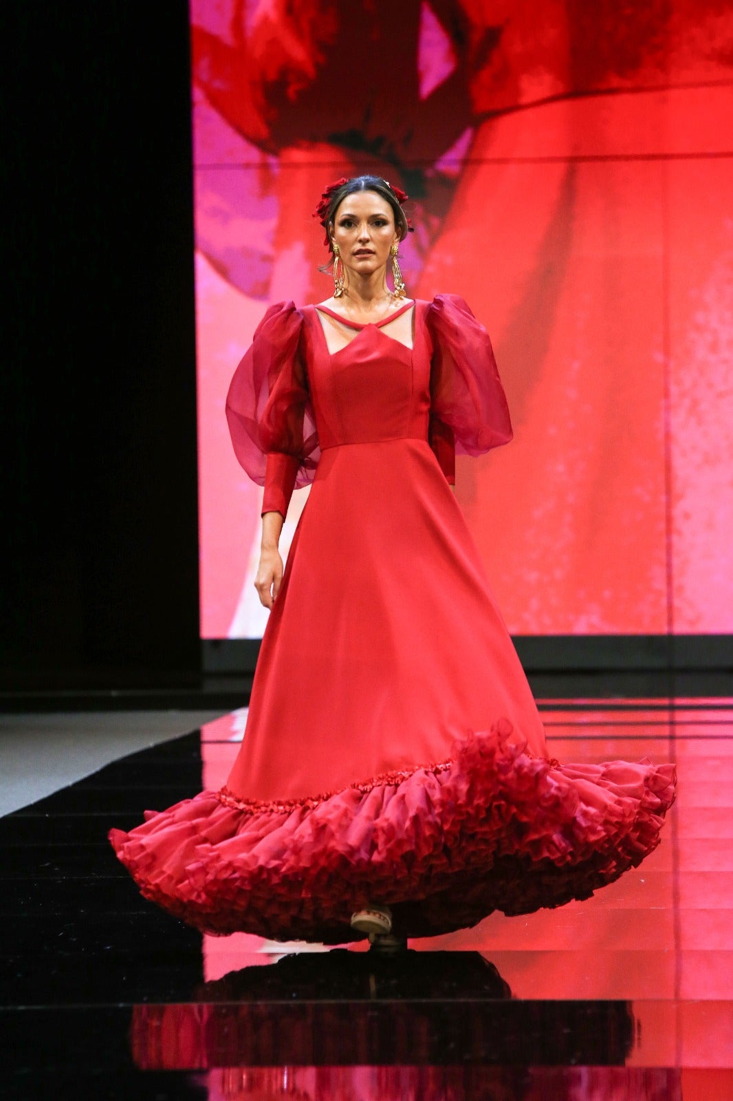 Desfile de Javier García, este viernes en Simof