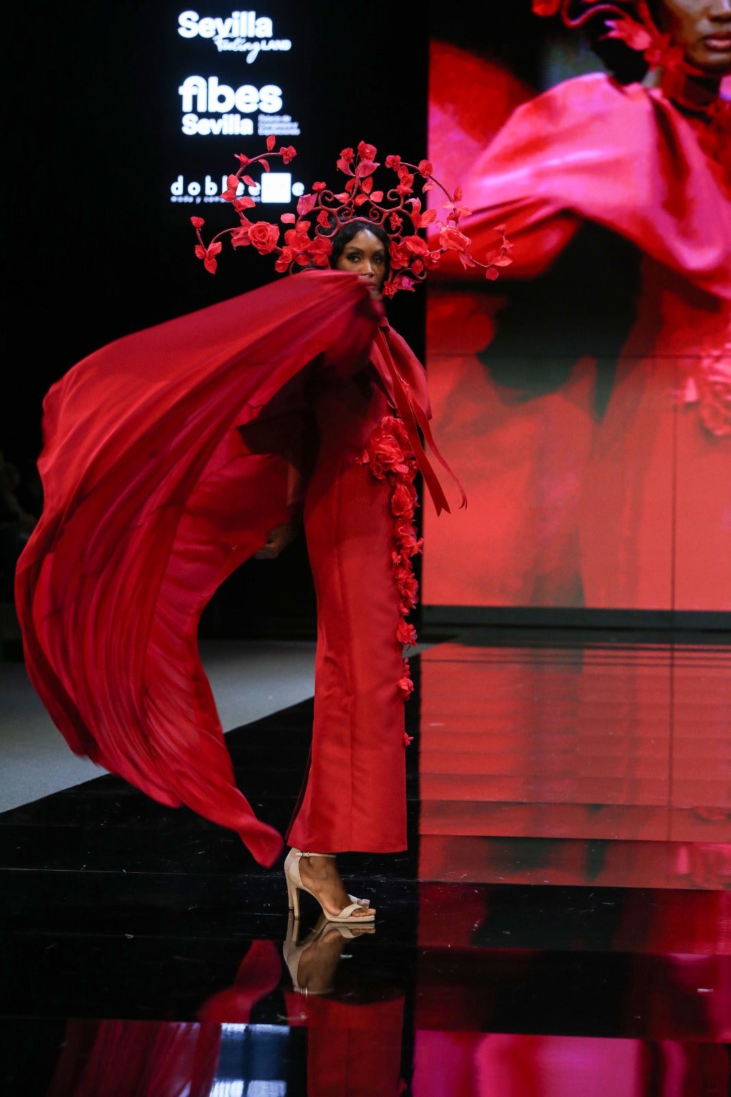 Desfile de Javier García, este viernes en Simof
