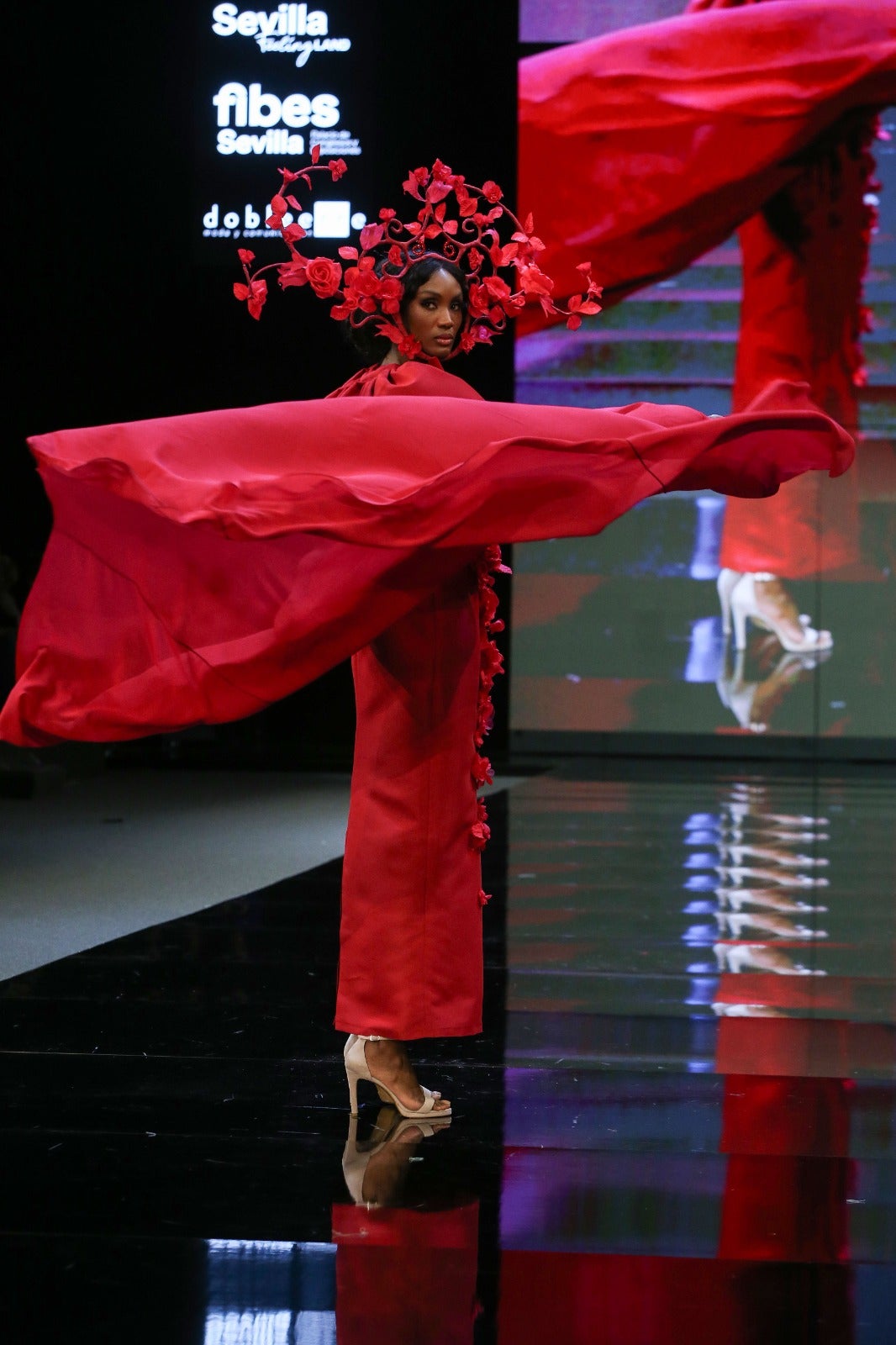 Desfile de Javier García, este viernes en Simof