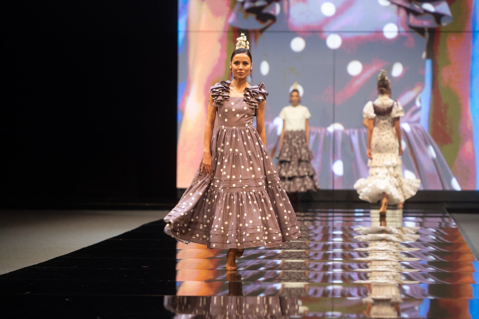 Detalle del desfile de José Joaquín Gil en Simof