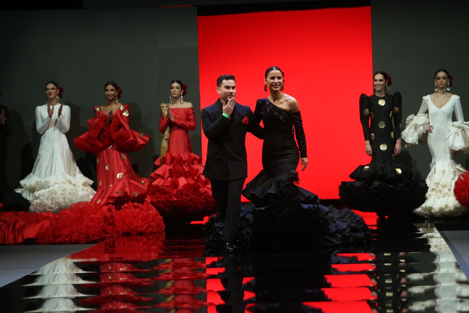 Detalle del desfile de Juan Hurtado Revidiego